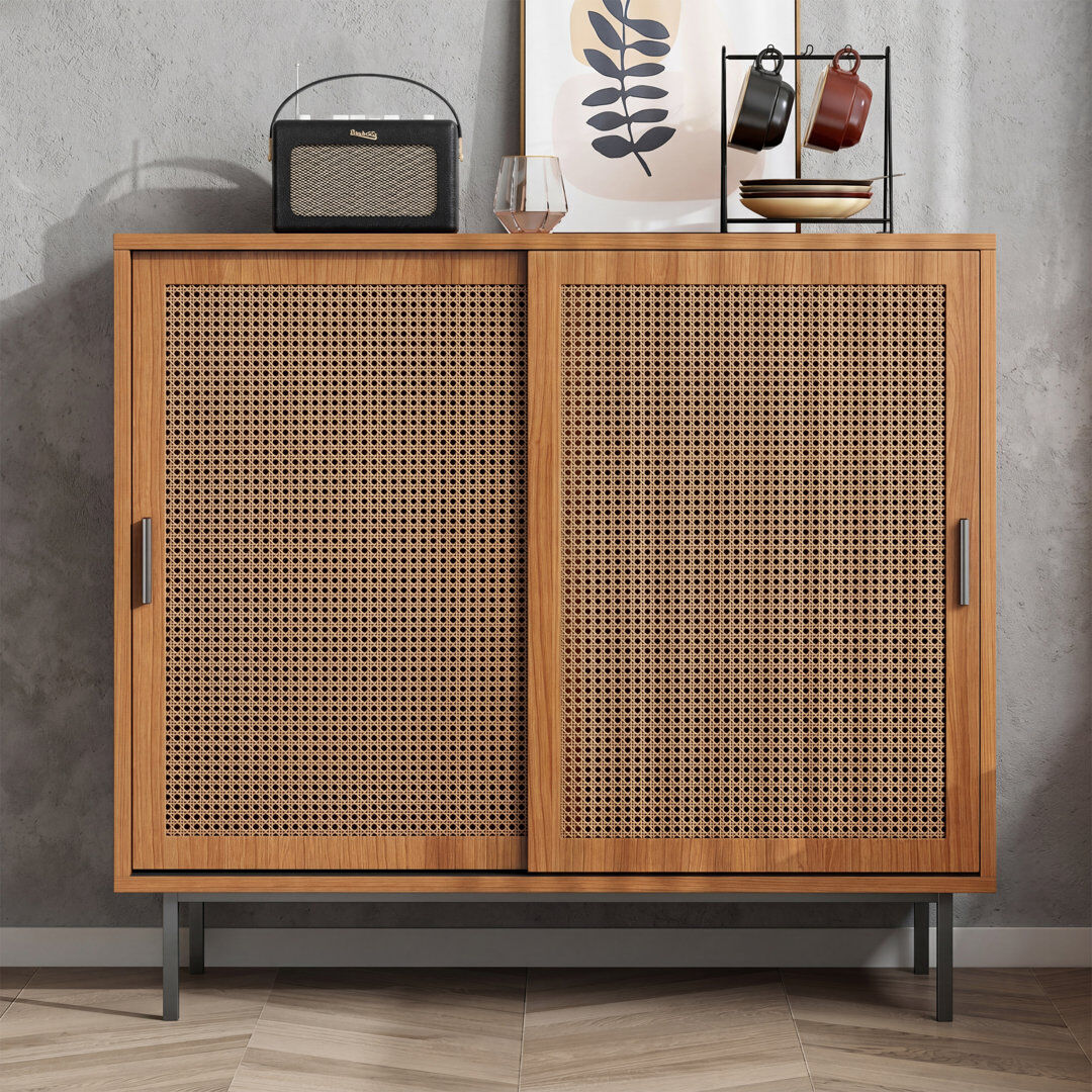 Brambly Cottage Sideboard Brown 90cm H X 100cm W X 37cm D