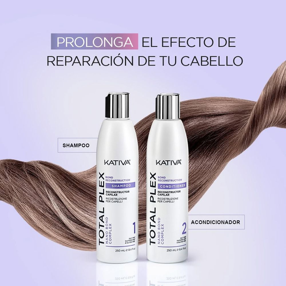 Kativa Total Plex Bond Reconstruction Conditioner N2 with Nano Bond Complex 355mL