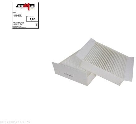 Automega Filter, Innenraumluft 180004810 Für Citroën Citroën/peugeot