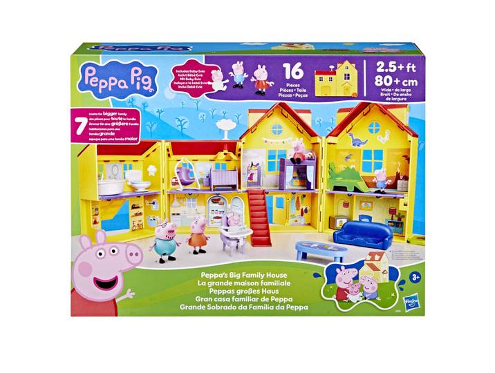 Peppa Pig - Coffret La grande maison familiale avec figurines