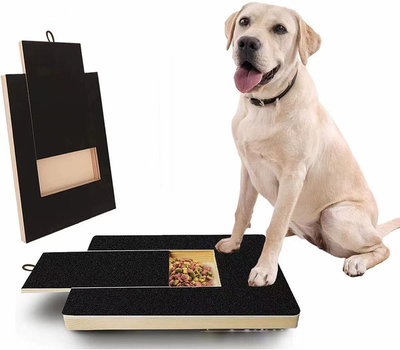 Happy Pet Pantry Premium Dog Nail Scratch Board With Built In Treat Box Pet Scratching Board & Nail Trim Premium Dog Nail Scratch Board With Built In Treat Box Pet Scratching Board & Nail Trim