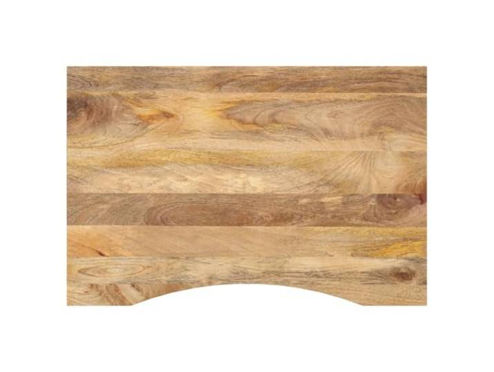 fsahslih Schreibtischplatte 90x60x2,5 cm, Massivholz Mango Tischplatte Naturbelassene Holzmaserung für Arbeitszimmer und Homeoffice, vielseitig kombinierbar mit Tischgestellen.