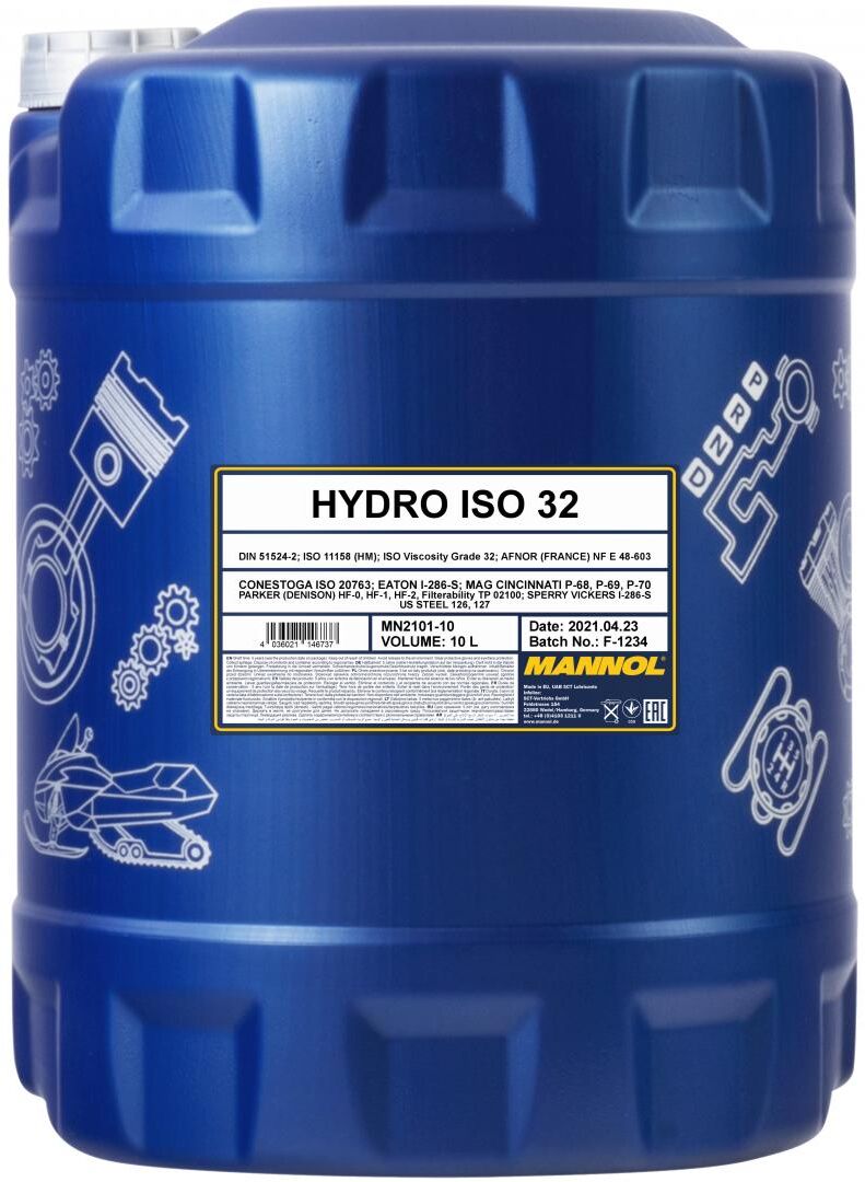 Sct - Mannol Öl Hydro Iso 32 Longlife [10l] Mn2101-10 10l