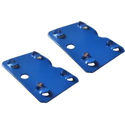 PROREGAL Regalverbinder für das Schwerlastregal Tiger | Stecksystem | 2 Stück | Blau