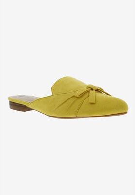 Women's Flick Mule by Bellini in Yellow Microsuede (Size 8 M)