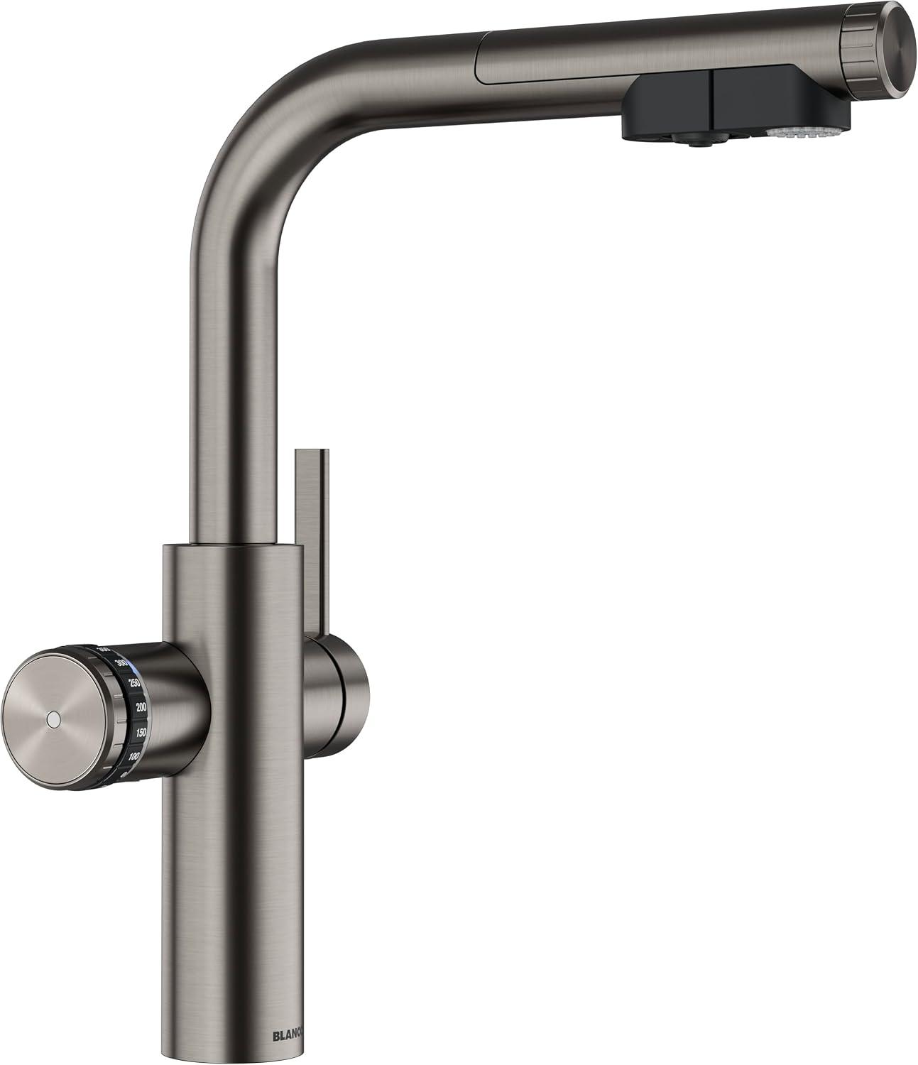 Blanco Küchenarmatur Icona-L, satiniert-platin