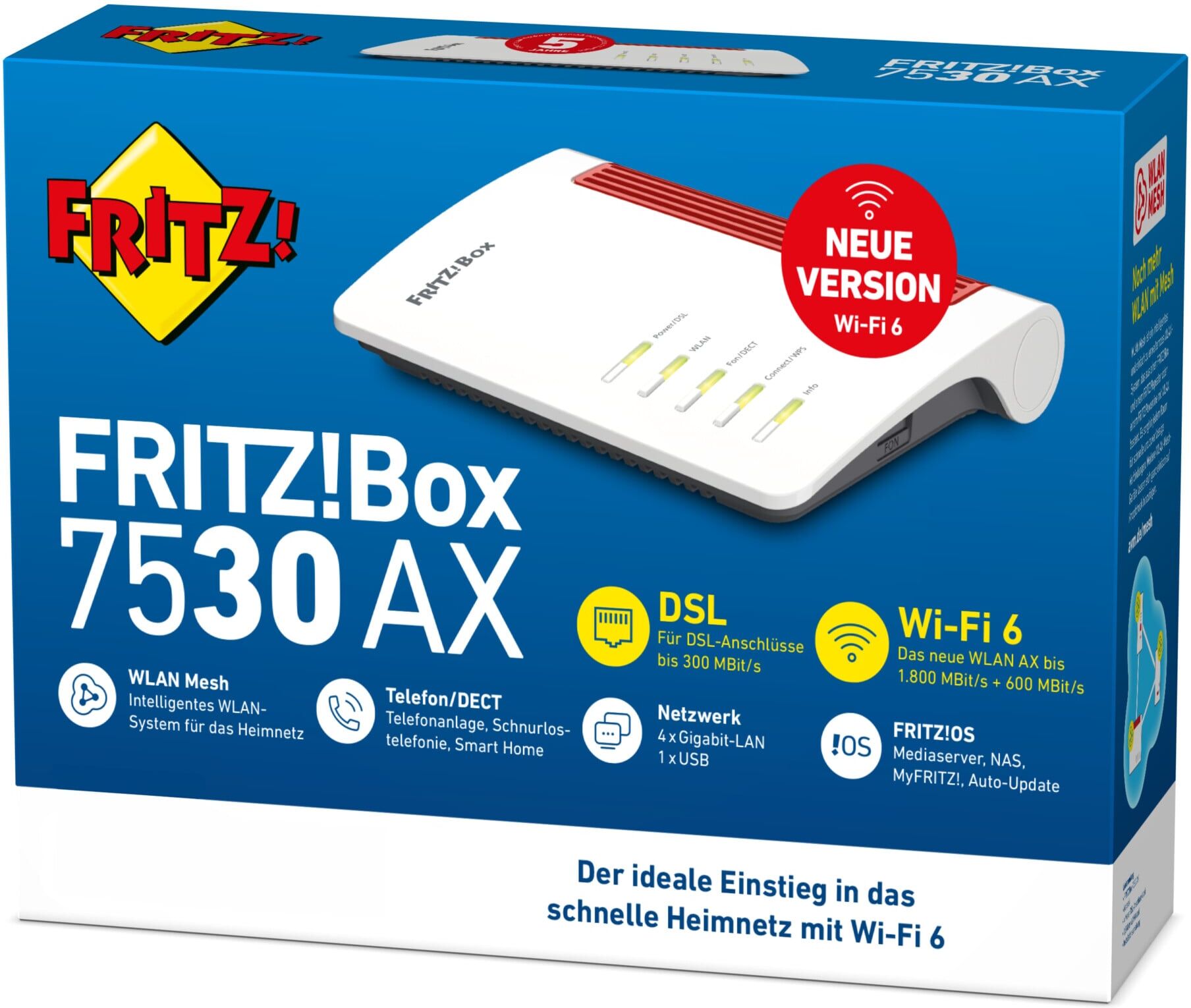 fritz WLAN Router FRITZ!Box7530AX AX (20002930)