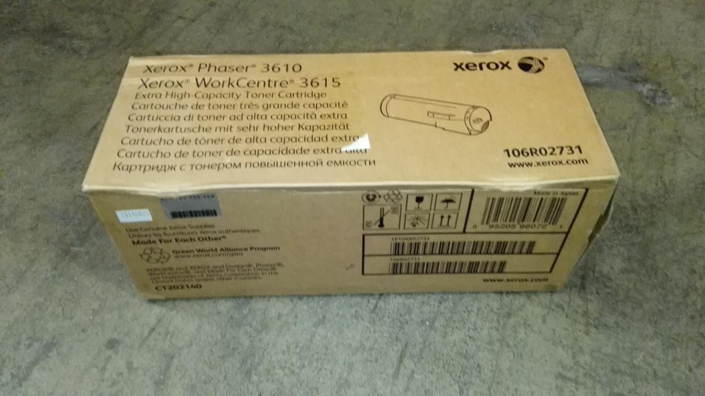 Xerox tonercartridge zwart voor laserprinters met een capaciteit van 25.300 pagina's