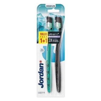 Jordan 2pcs Ultralite Whitening Zahnbürste Medium - 2er Pack (Mittel, 2x) (44151590)