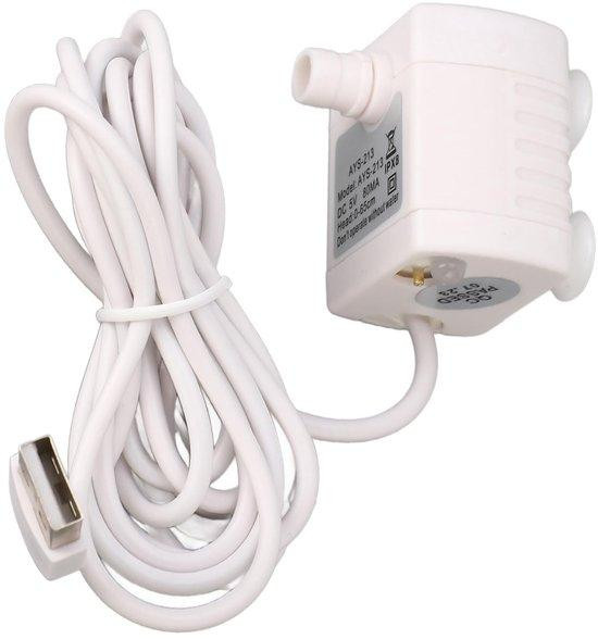 Allecto Mini Kattenfontein - Stil en instelbare waterfontein voor huisdieren - Wit