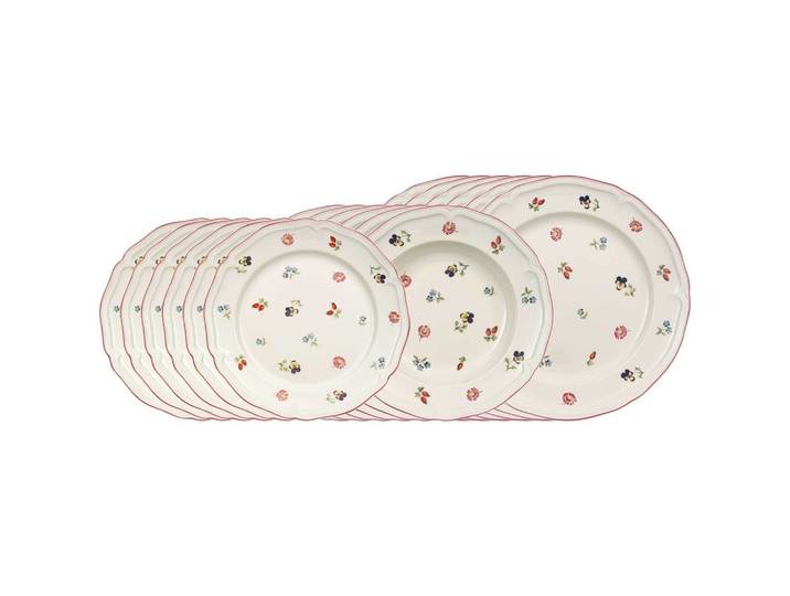 TELLER-SET Petite Fleur weiß 18-tlg.