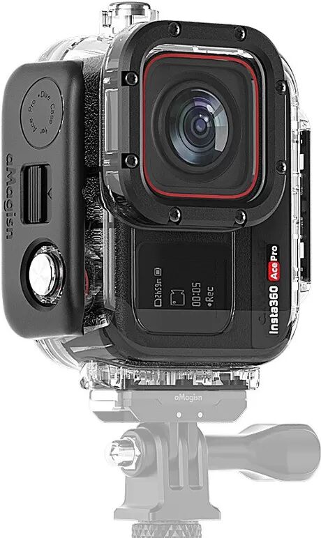 INF Insta360 Ace Tauchgehäuse: 60m Wasserdicht für vertikale und horizontale Aufnahmen