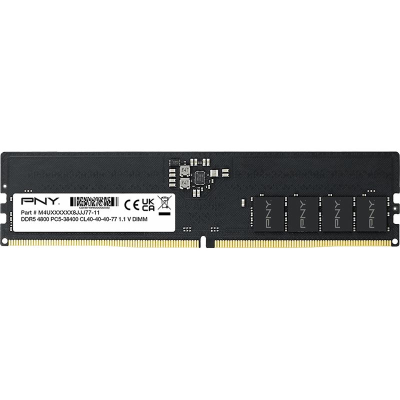 8GB (1x8GB) PNY PC 4800 CL40 1,1V (MD8GSD54800-SB)
