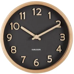 Karlsson, Tischuhr, Pure Wood Grain