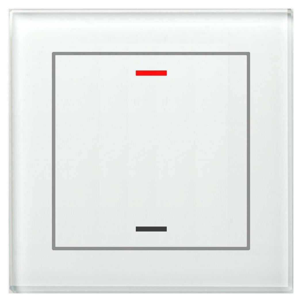 MDT Glasbediening II Light RGB-W 1-voudig wit neutraal