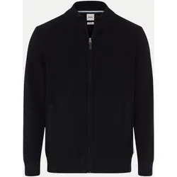 Strickjacke JOHN mit Reißverschluss Schwarz XL
