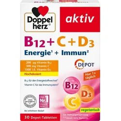 Doppelherz B12 + C + D3 Depot Aktiv 30 ST