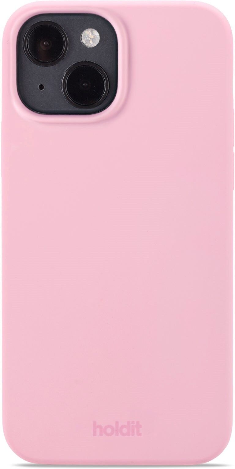Holdit iPhone 15 Soft Touch Silikone Cover - Pink