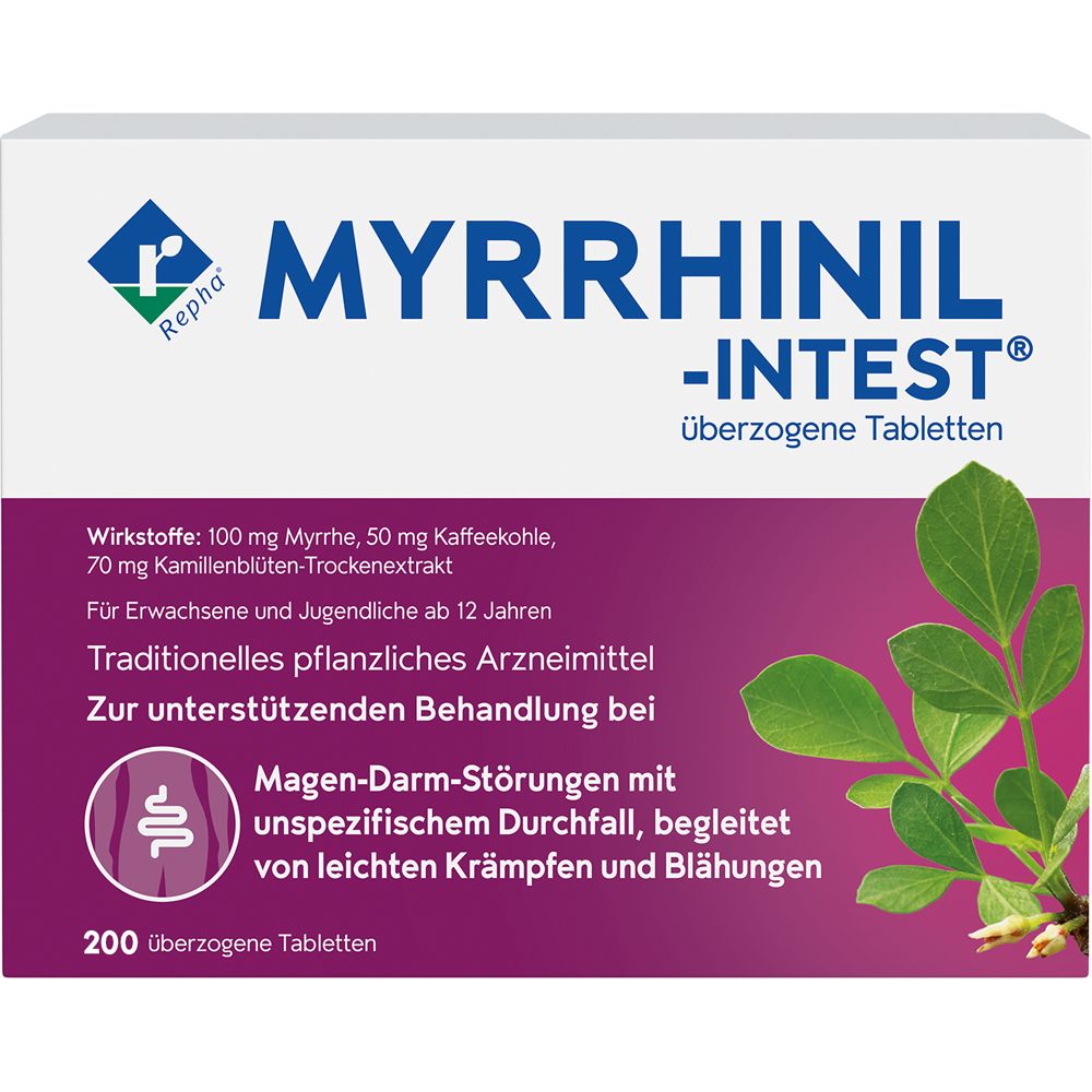 Myrrhinil Intest überzogene Tabletten 200 St Überzogene