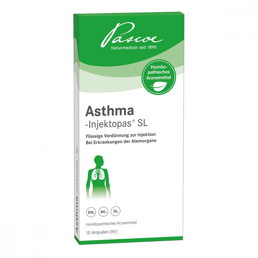 Pascoe pharmazeutische Präparate GmbH Asthma Injektopas Sl Ampullen 04864878