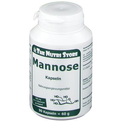 Mannose 500 mg vegetarische Kapseln 90 St