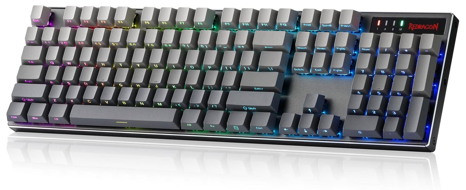 Selius RGB Tri-Mode Aluminium Mechanisch Gamingtoetsenbord met Geluidsdemping