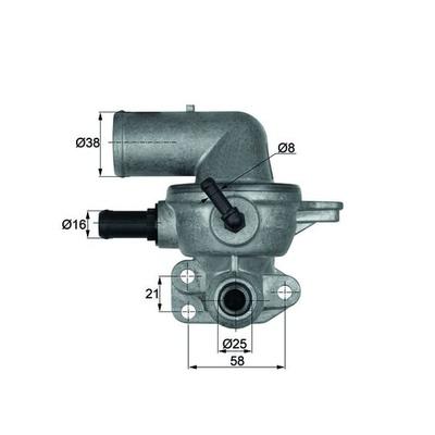 MAHLE Thermostat, Kühlmittel TI 133 88D für Chrysler
