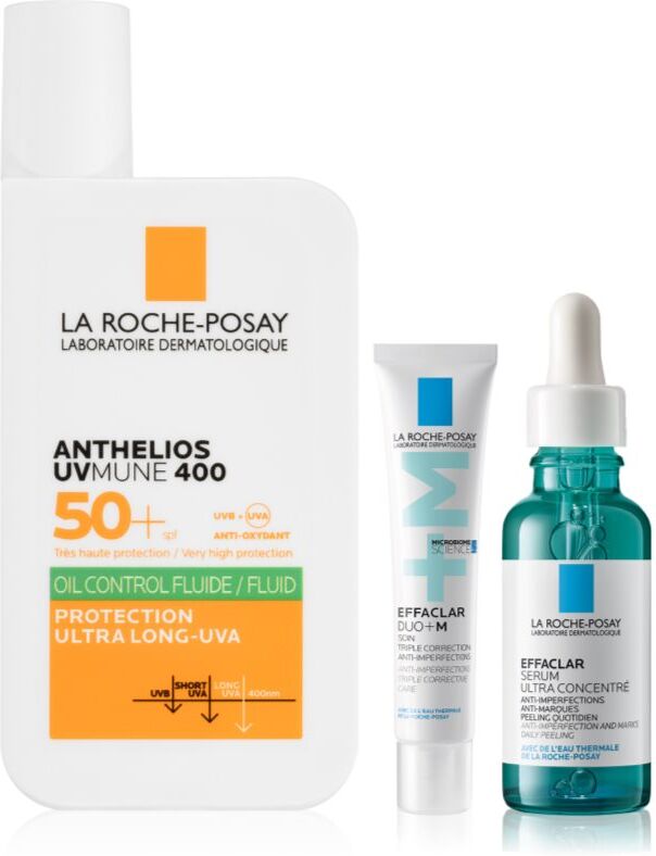 La Roche-Posay Effaclar Anti Imperfection Routine set against imperfections in acne-prone skin