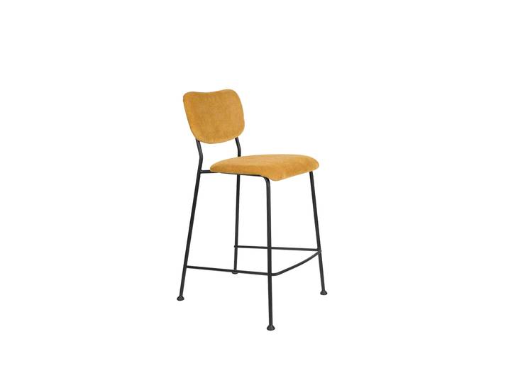 2er Set Zuiver Benson Barhocker Stahl/Polyester 64,5 cm