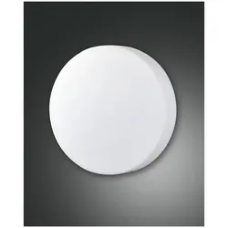 Fabas Luce Graff Deckenleuchte E27 1X60W Metall und geblasenes Glas Weiss