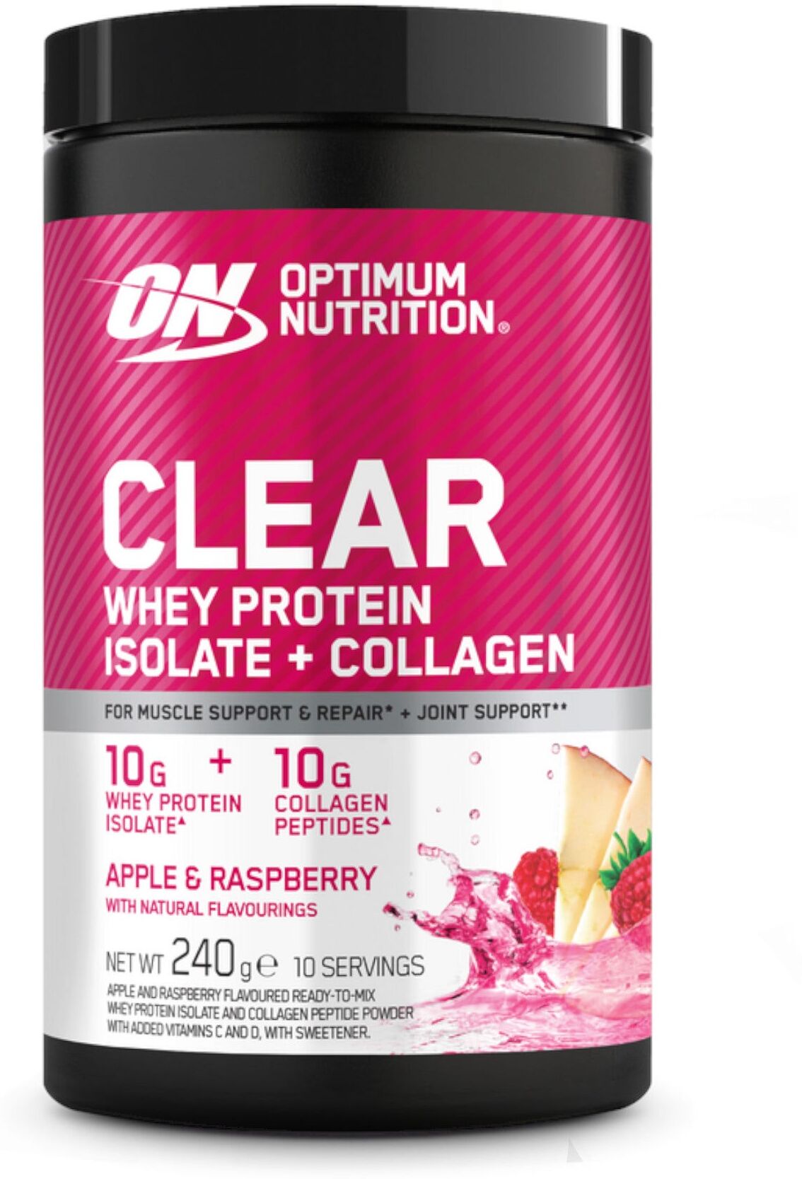 OPTIMUM NUTRITION Clear Whey + Collagen 240 G 