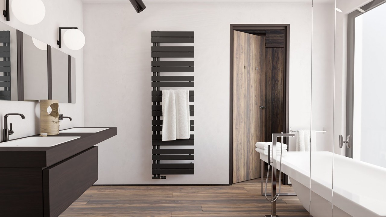 Zehnder Design-Heizkörper Roda Duo, 1486 x 550 mm, Bronze, Warmwasserbetrieb, ZRJ00755GG00000 ZRJ00755GG00000