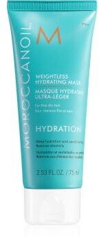 Moroccanoil Hydration Weightless Hydrating Mask máscara de hidratação profunda para o cabelo seco e frágil 75 ml. Hydration Weightless Hydrating Mask