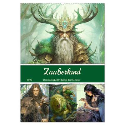 Zauberland. Der magische Ort hinter dem Schleier (Wandkalender 2027 DIN A2 hoch), CALVENDO Monatskalender