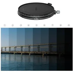 SmallRig 82mm UV & VND Filter Kit 4781 (82 mm, ND- / Graufilter, UV-Filter), Objektivfilter, Schwarz