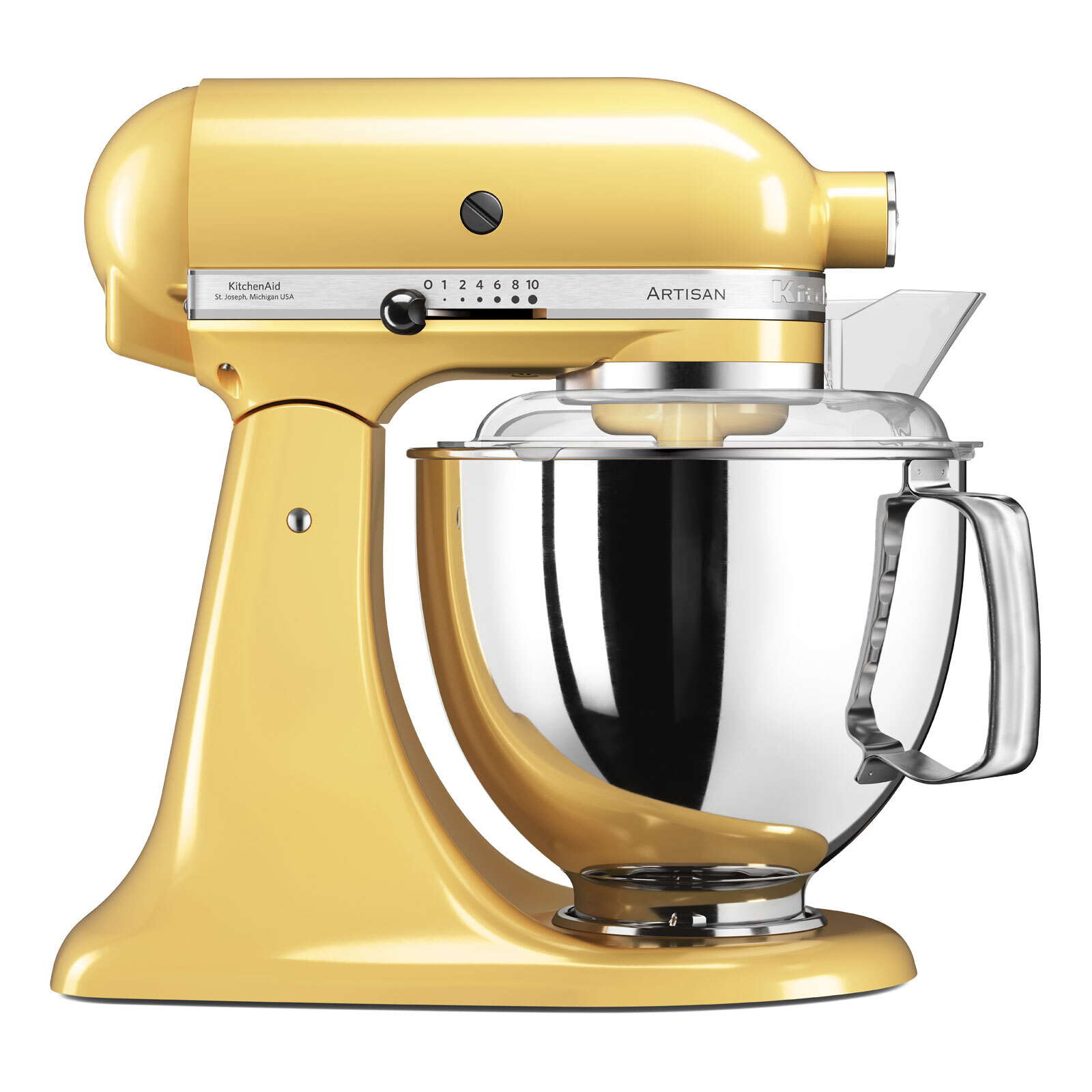 KitchenAid Artisan, Standmixer, Gelb, Schlagen, Kneten, Mixen, 1,45 m, 4,7 l, MAJESTIC YELLOW
