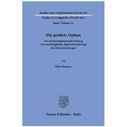 Klemens:Die gestörte Option, Fachbücher von Pelle Klemens