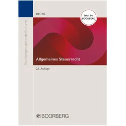 Allgemeines Steuerrecht, Fachbücher von Klaus-Dieter Drüen