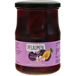 Pflaumen - halbe Frucht entsteint mit Rohzucker 540g
