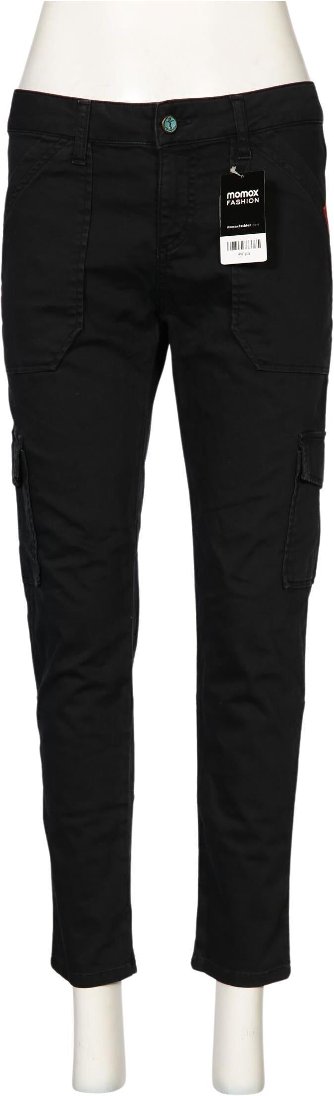 Adenauer & Co Damen Jeans, Schwarz, Gr. W30, Baumwolle / Elasthan - Second Hand