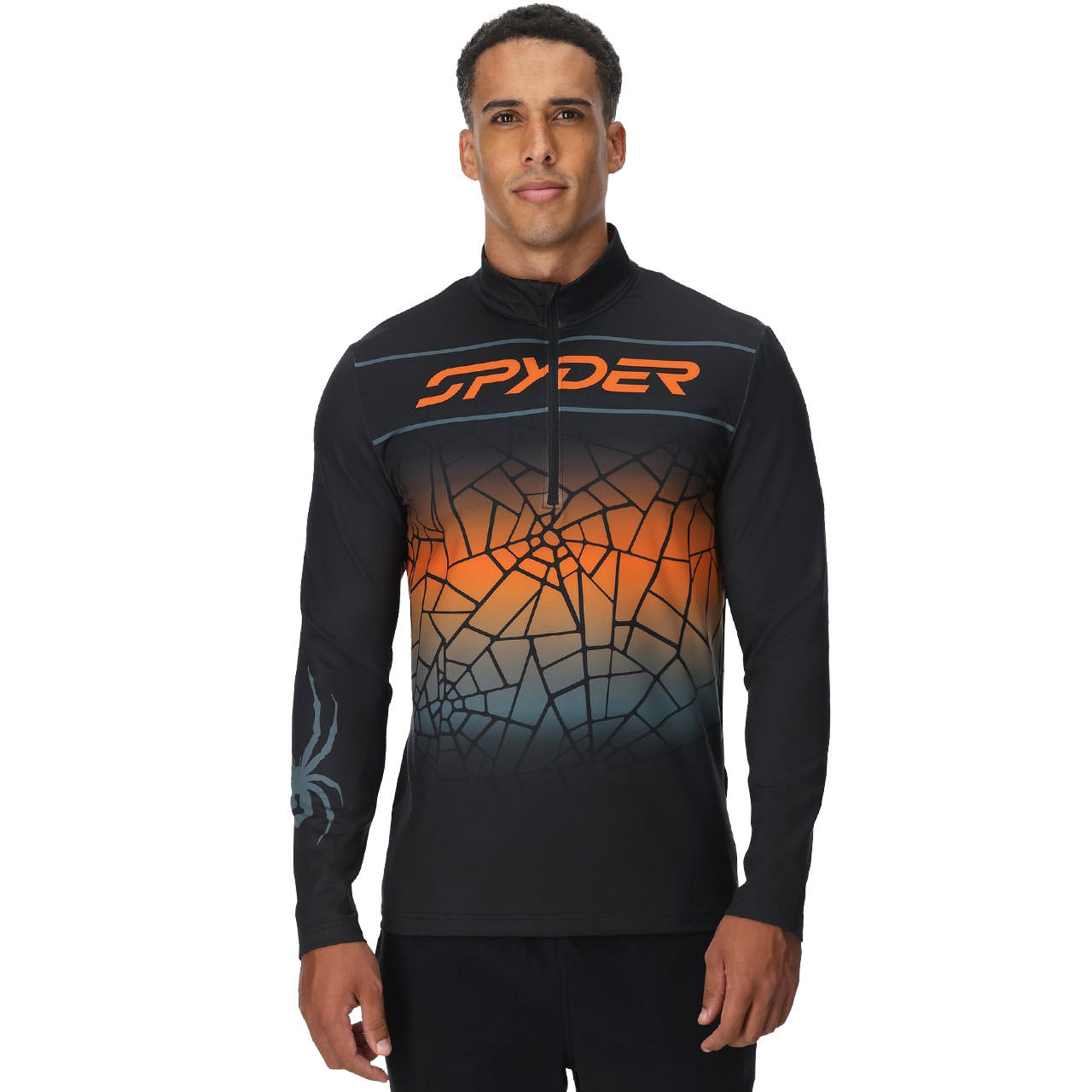 Spyder Herren Half Zip PODIUM black - M