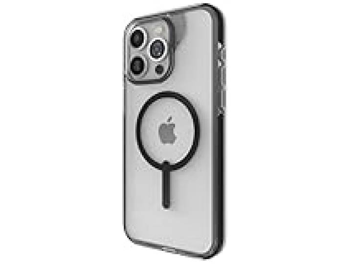 ZAGG Santa Cruz Snap Coque renforcée en graphène pour iPhone 15 Pro [6,1 Pouces], Compatible avec MagSafe, Anti-jaunissement, Coque arrière de téléphone Antichoc (Noir)