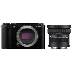 Fujifilm X-M5 Gehäuse Schwarz + Sigma 10-18mm f2,8 DC Fuji X
