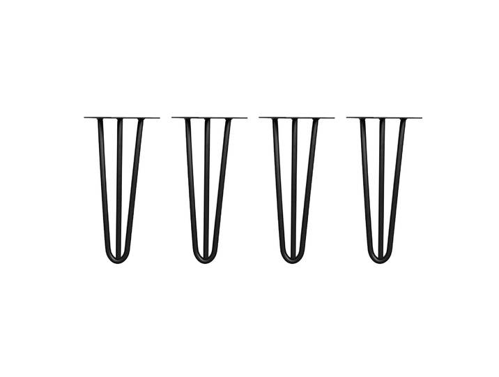 Tischbeine Hairpin schwarz 30 cm