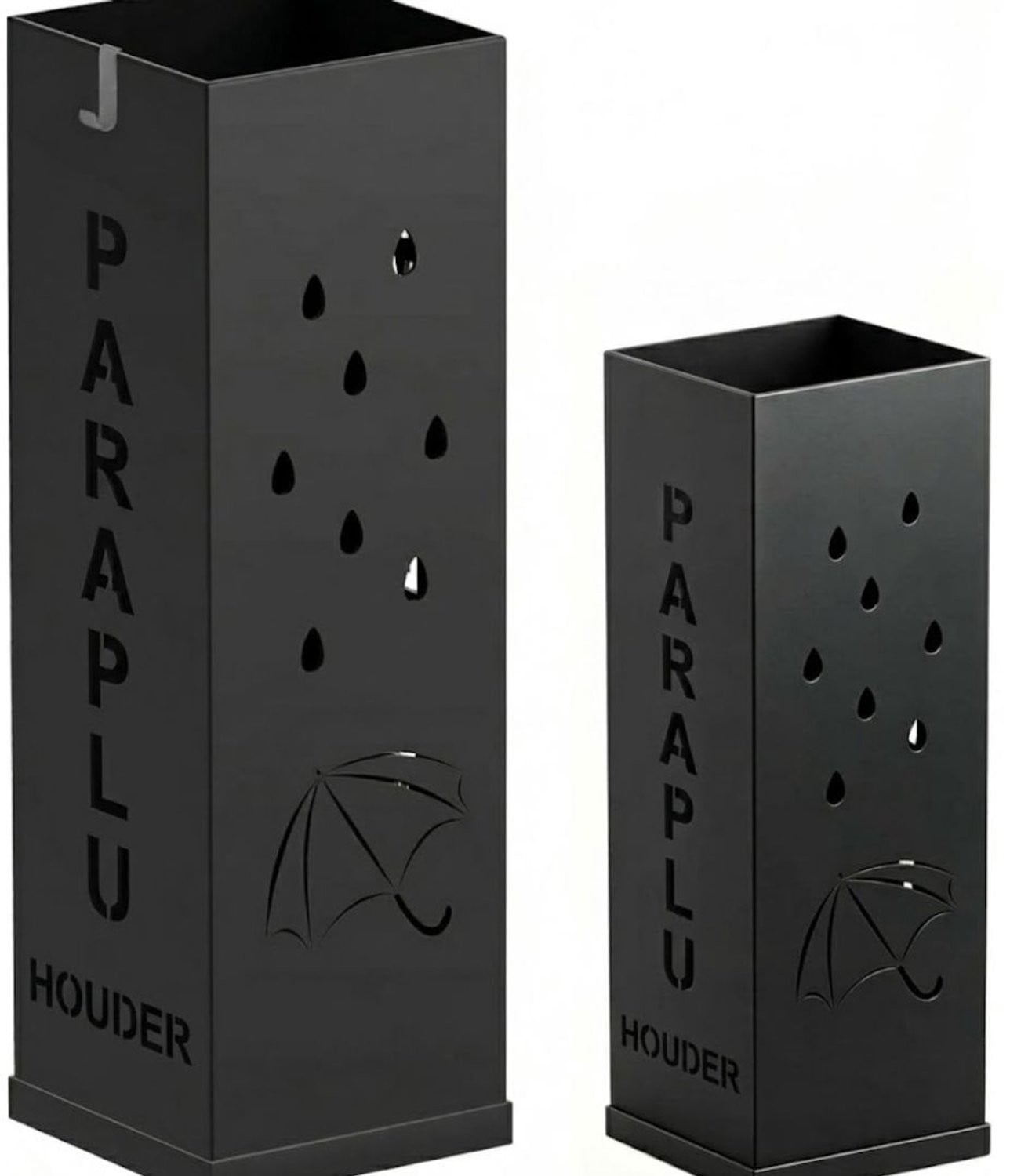 ApexArte® Paraplubak - Metalen Paraplustandaard en Opbergrek