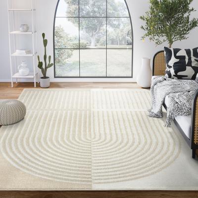 Abani Rugs Nuevo NUE210A Modern Arched Area Rug