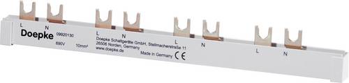 Doepke 09920130 DAFDD-Sammelschiene, Gabel, 2-polig, 10mm² Phasenschiene 63A 690V 1St.