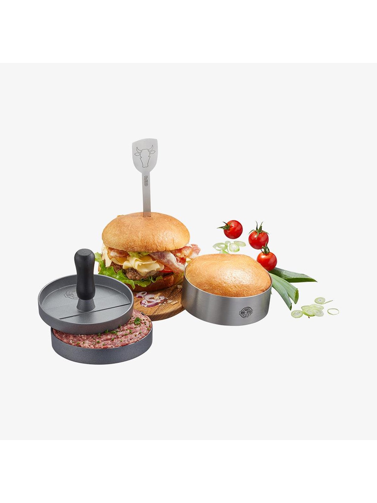 GEFU Burger-Set BBQ, 3-tlg.