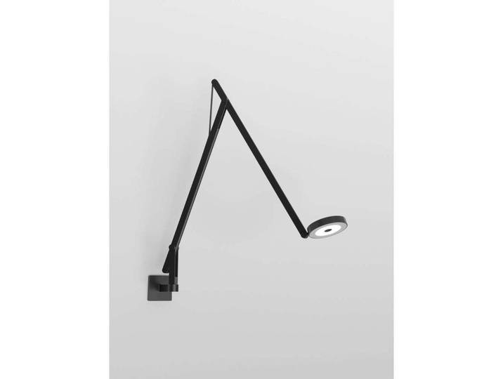 String W1 Wandleuchte DTW Matt Black/Black - Rotaliana - Wohnzimmer - Aluminium