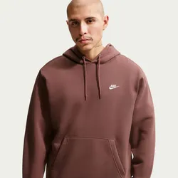 NIKE Club Fleece-Hoodie Herren 502 - tattoo/tattoo/white L